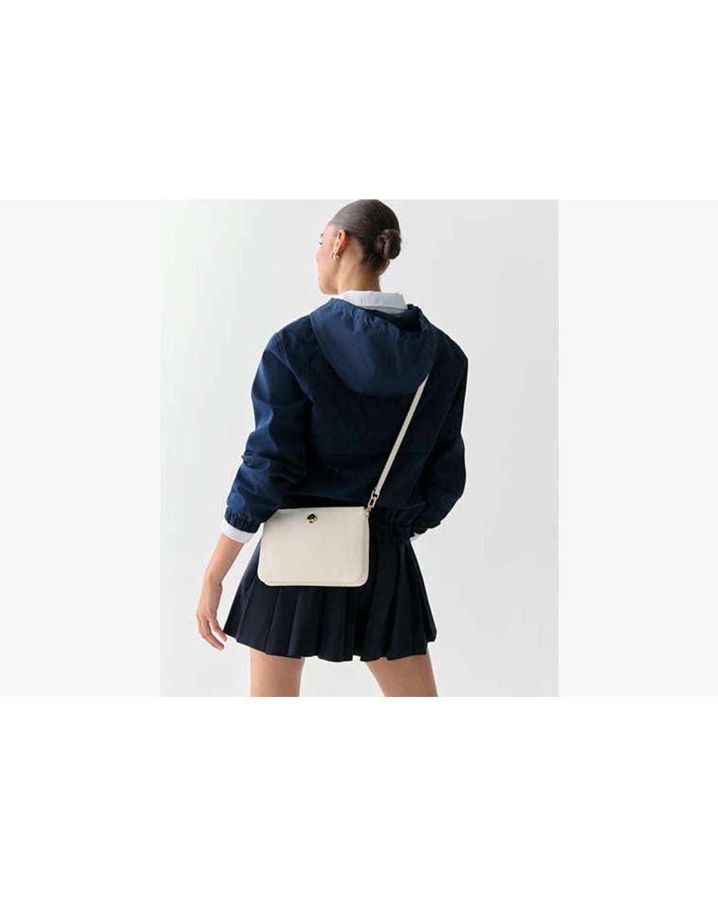 Kate Spade Natural Kate Spade Kayla Triple Crossbody Bag