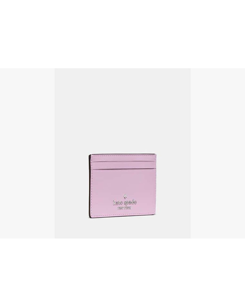 Kate Spade Purple Kate Spade Kleiner Schlanker Kartenhalter Für Frauen