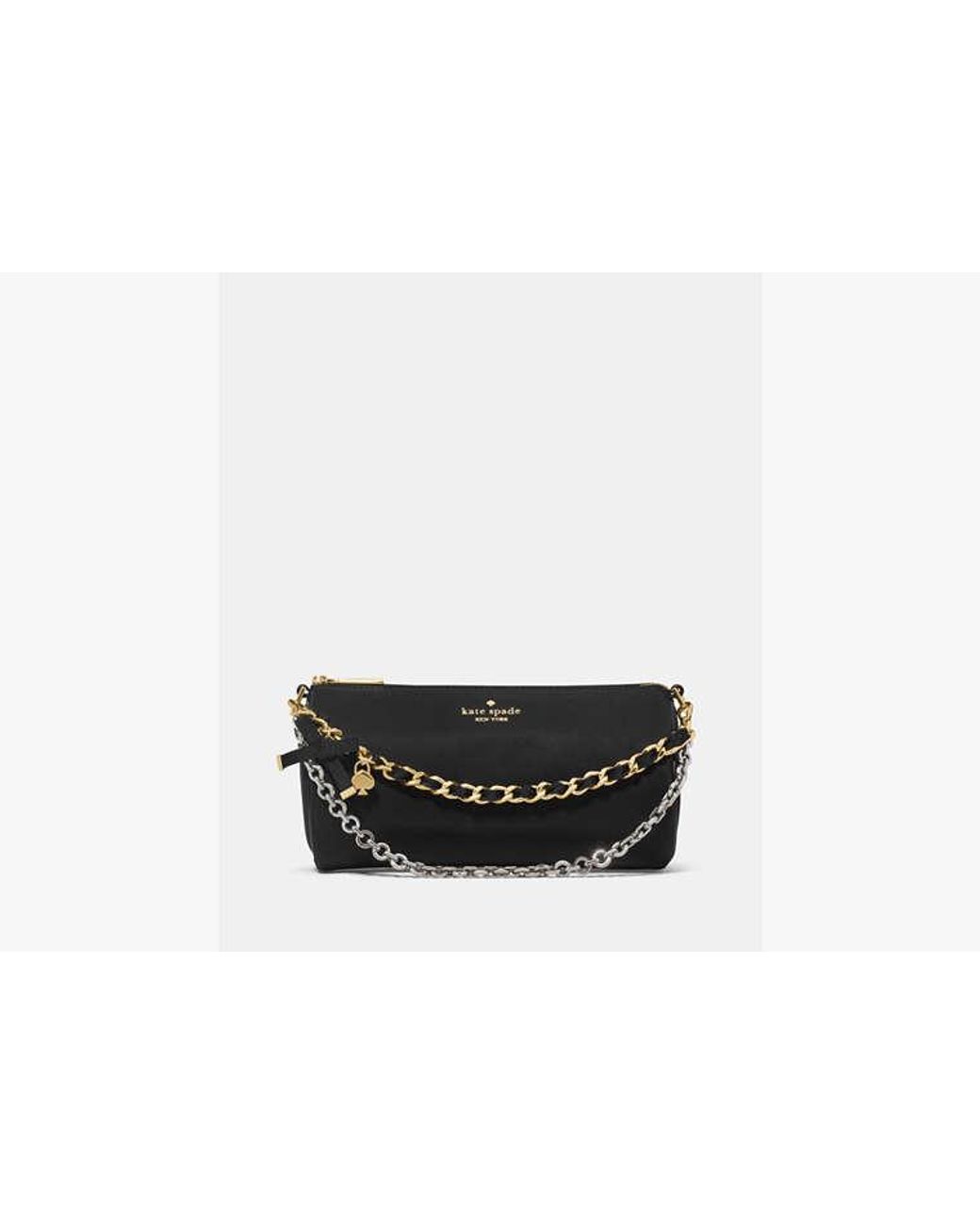 Kate Spade Black Kate Spade Roulette Nylon Mini Crossbody Convertible Bag