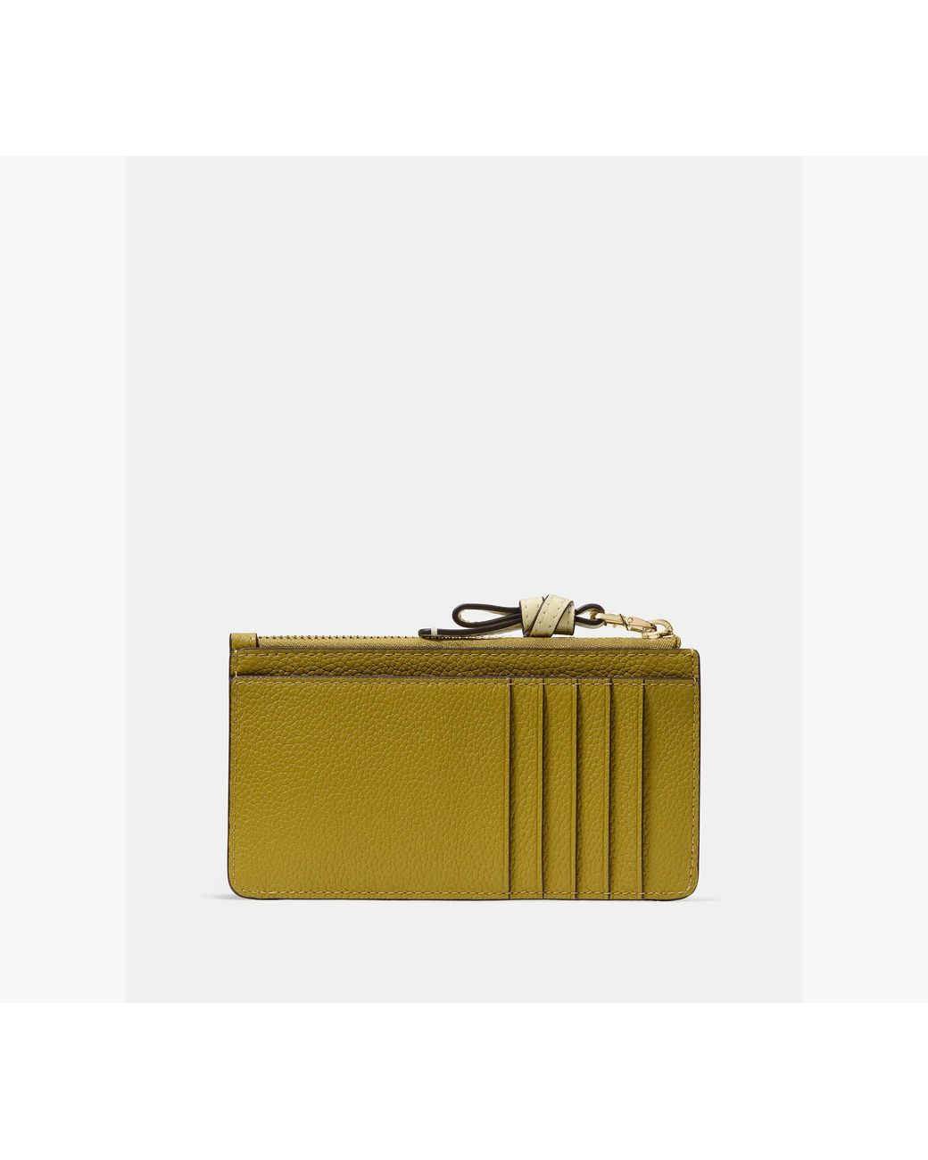 Kate Spade Outlet Yellow Loop Zip Card Case