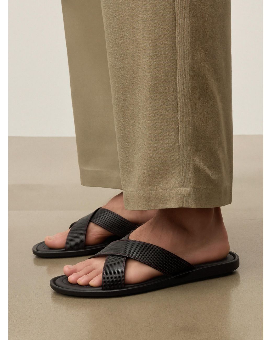 Kazar Schwarze Leder in White für Herren