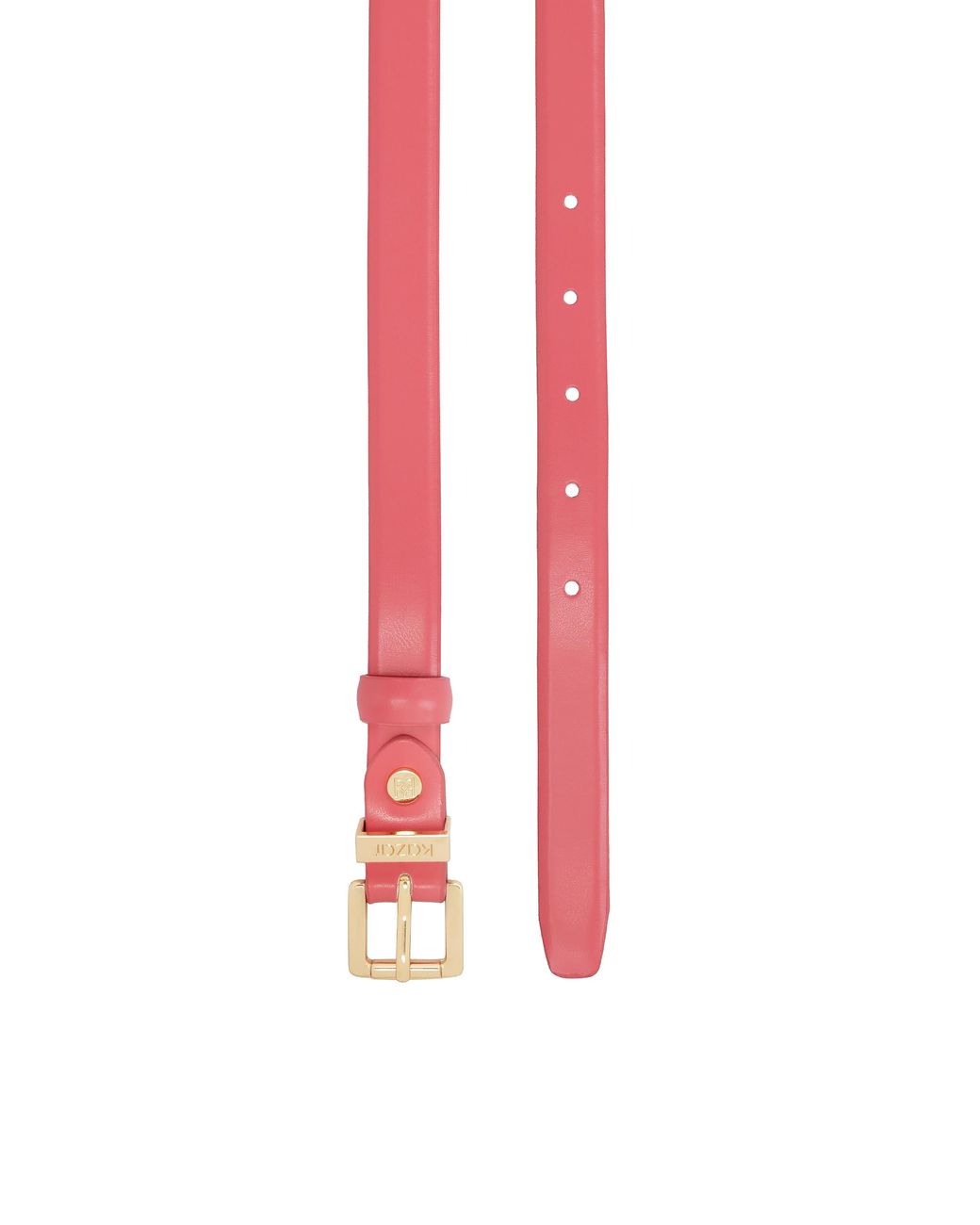 Kazar Pink Schmaler Ledergürtel