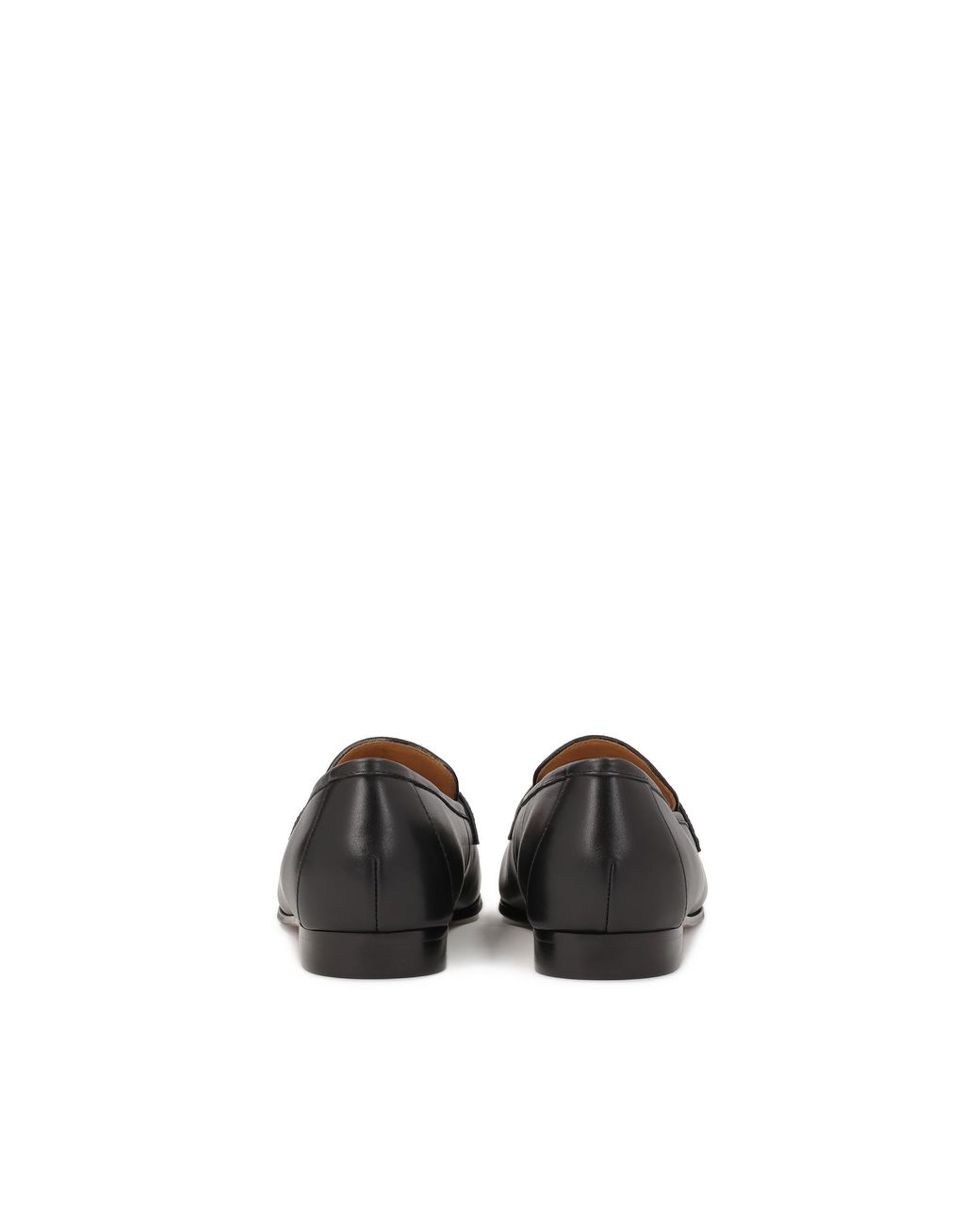 Kazar Black Slipper Aus Leder Mit Monogramm