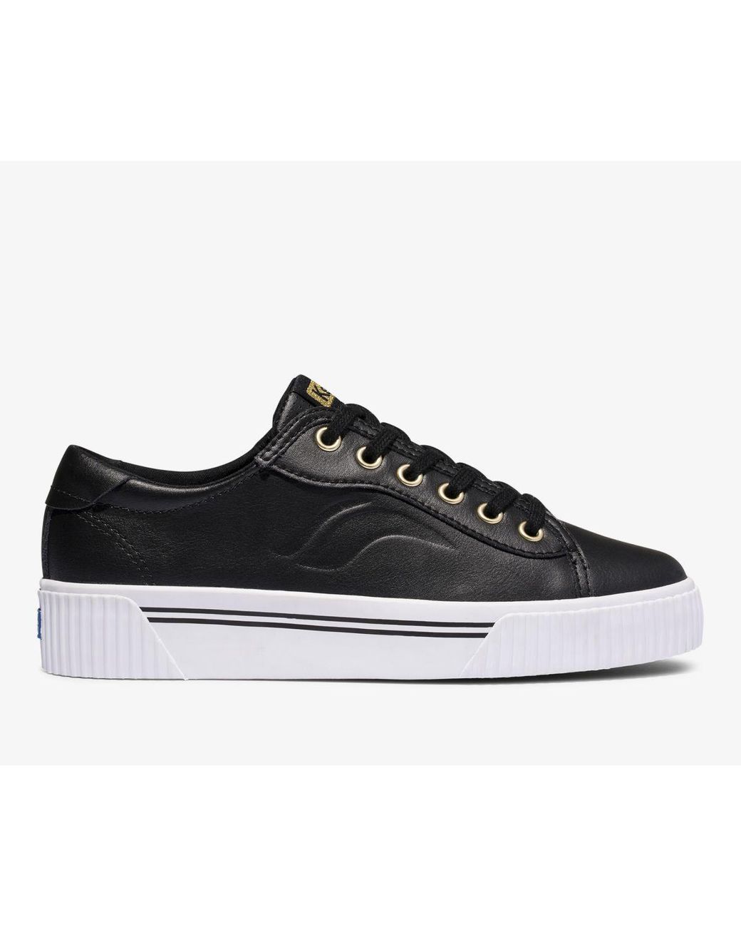 Keds Crew Kick Alto Leather in Black Lyst