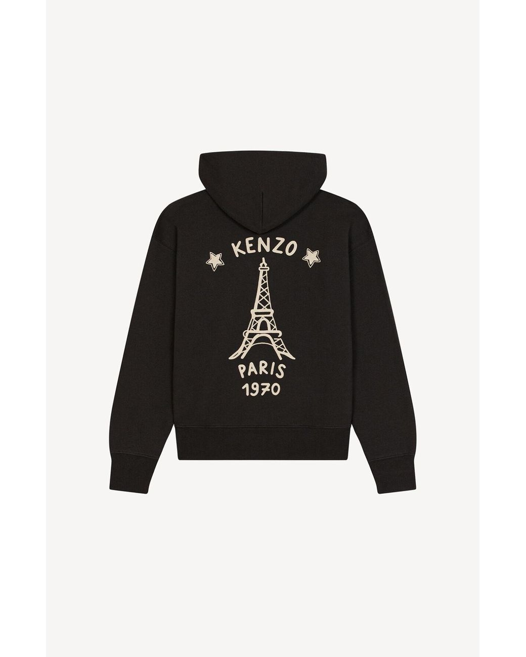KENZO 'souvenir' Oversized Hooded Sweatshirt in Black for Men | Lyst UK