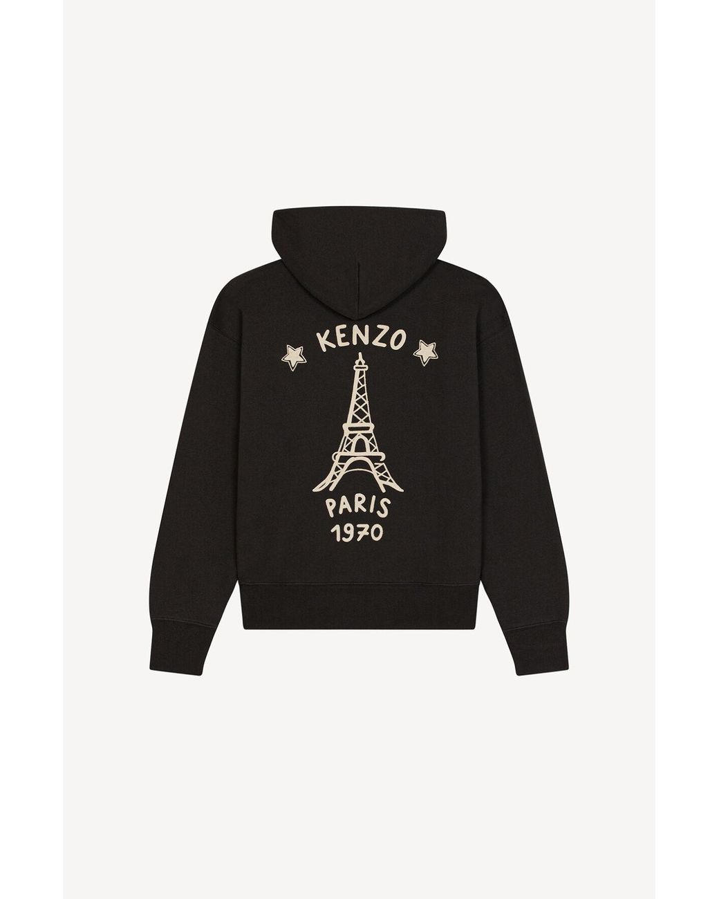 Kenzo Men's 1970-Print Detail Hoodie