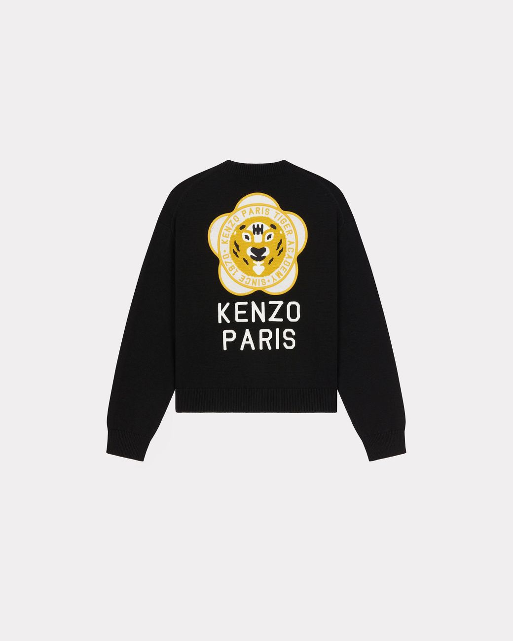 KENZO ' Tiger Academy' Cardigan in Black | Lyst