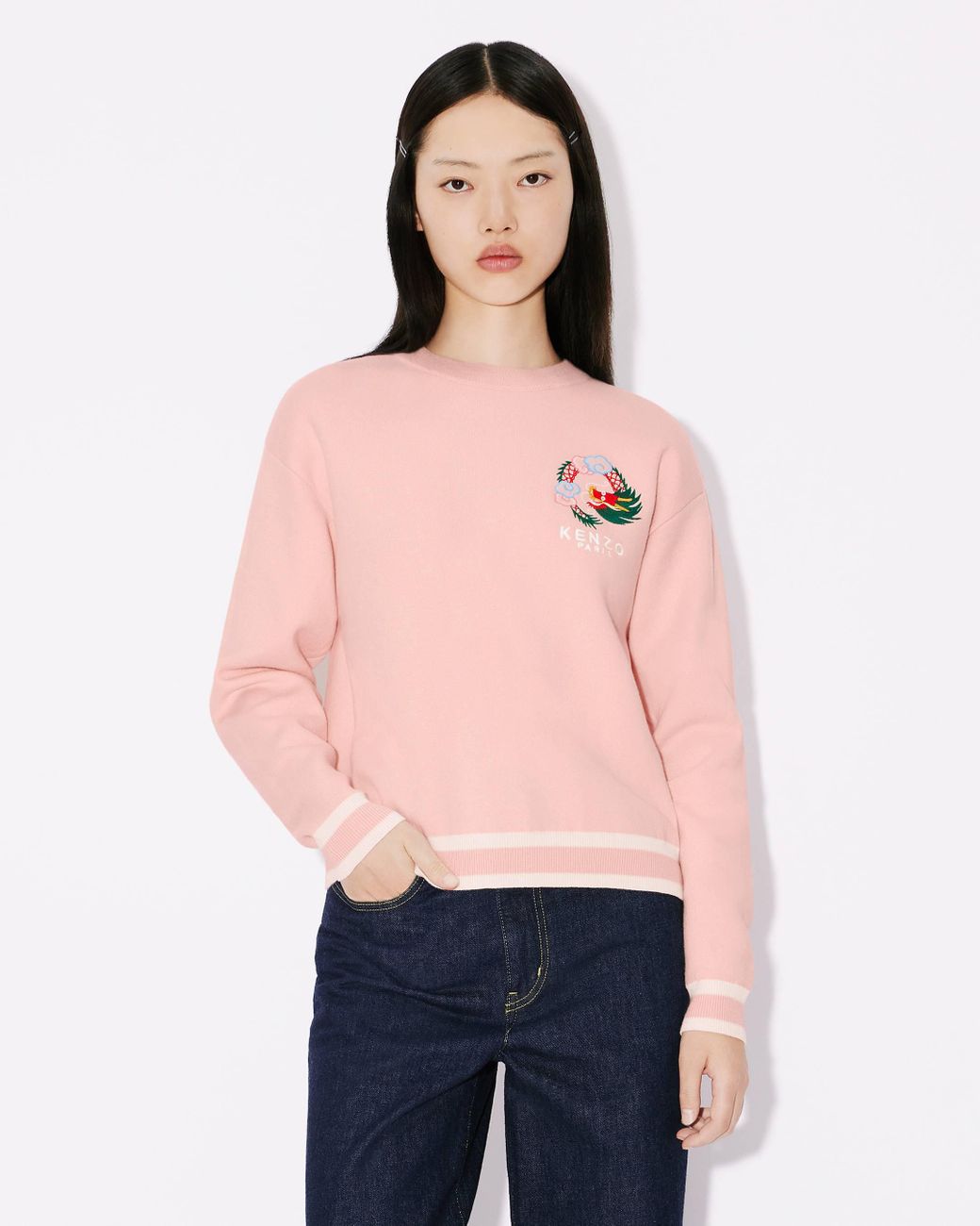 Kenzo jumper womens deals pink