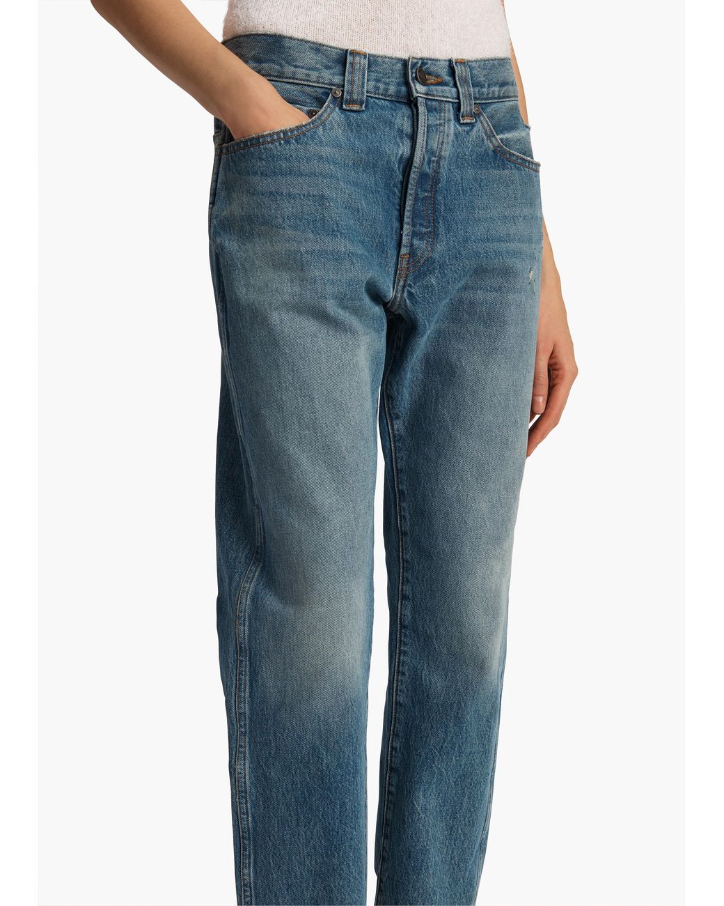Khaite Blue Callum Jean