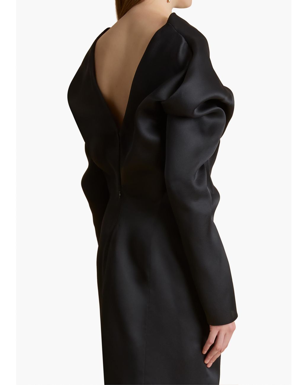 Khaite Black Judo Dress