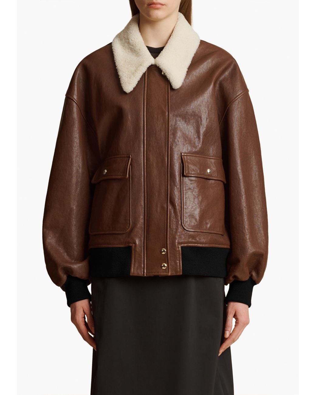 Khaite Brown Shellar Jacket