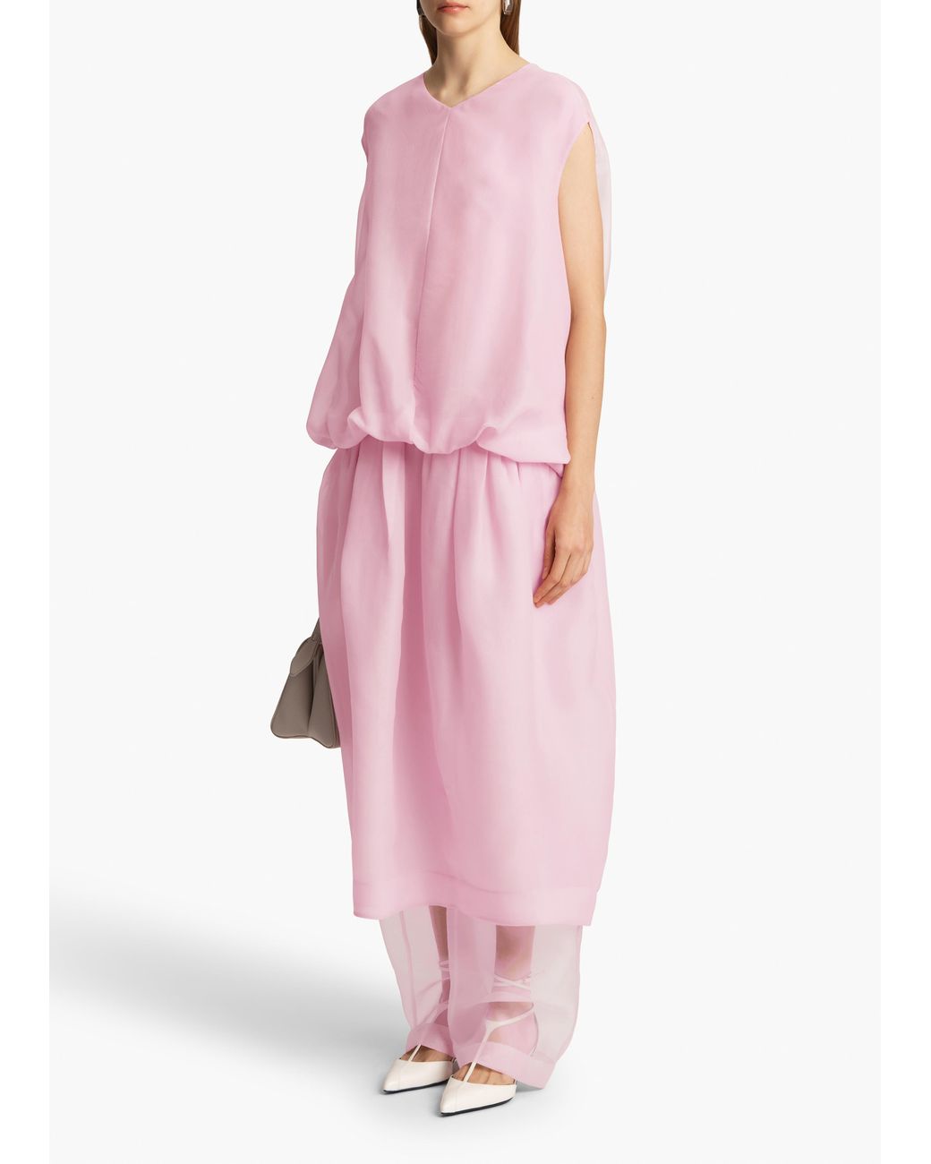 Khaite Pink Noah Dress