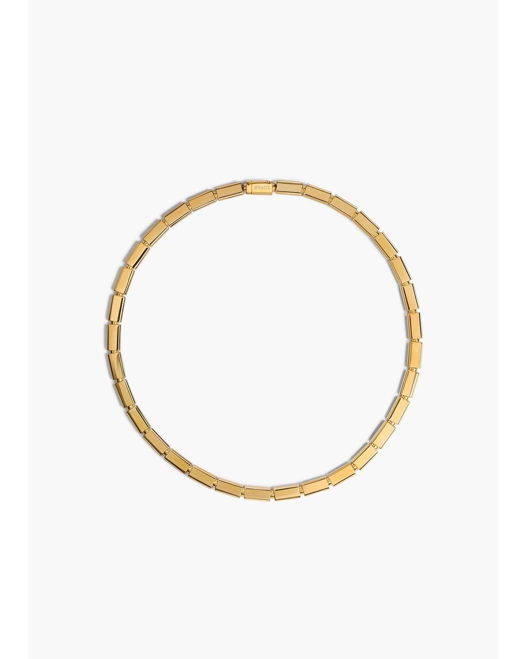 Stapler Chain KHAITE Staple Short Necklace in White | Lyst