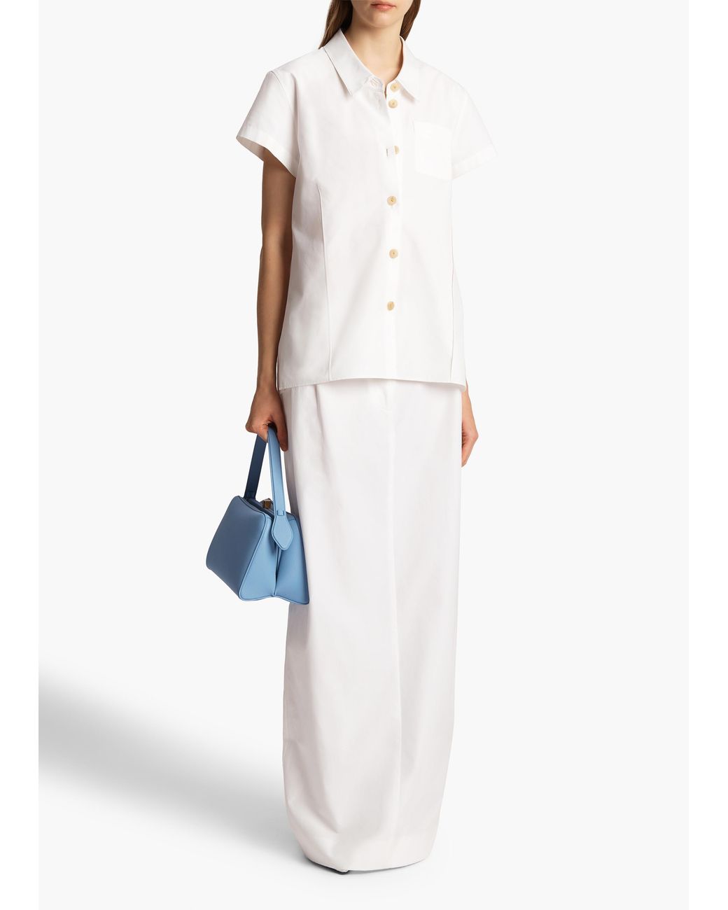 Khaite White Keefe Top