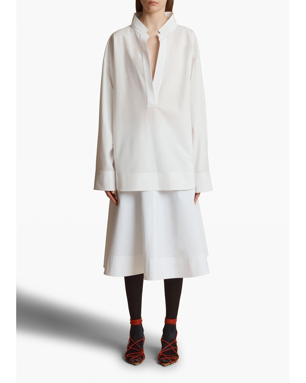 Khaite White Tito Top