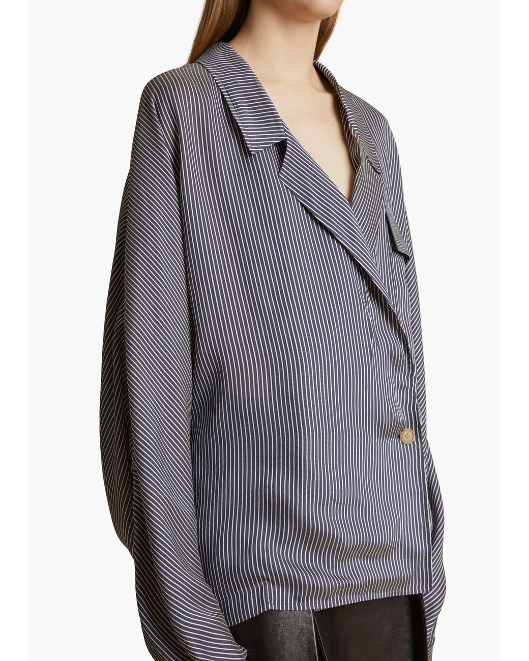 Khaite Blue Garth Top