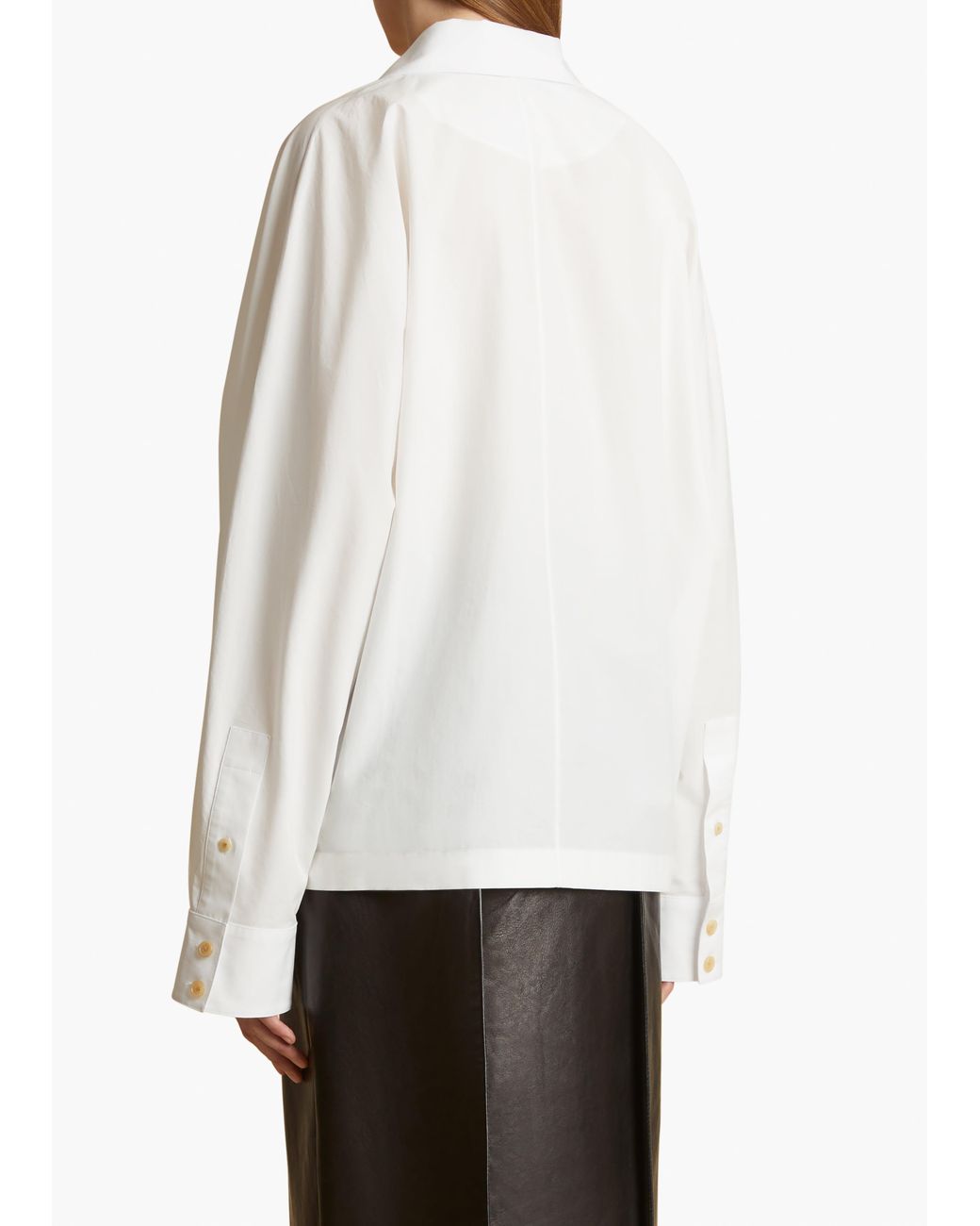 Khaite White Garth Top