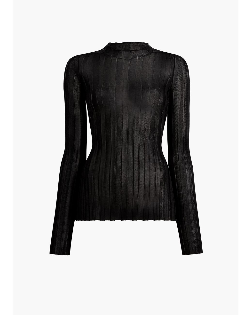 Khaite Black Cosette Top