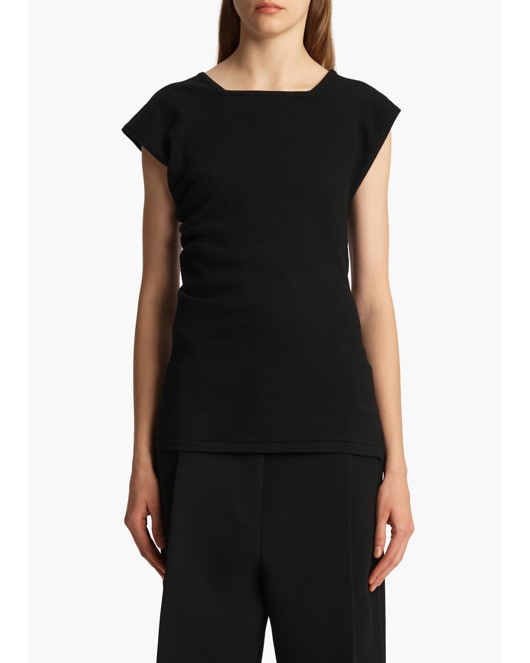 Khaite Black Josif Top