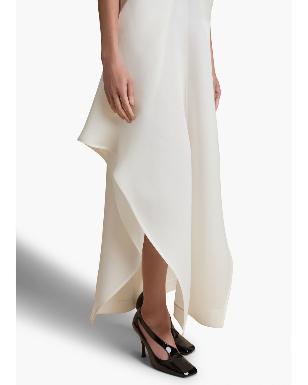 Khaite White Kenith Dress