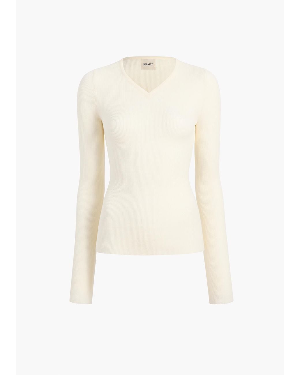 Khaite White Tania Top