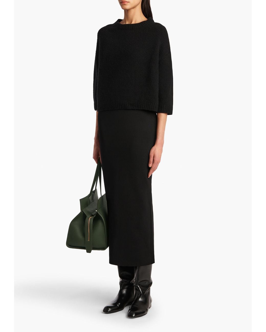 Khaite Black Sabina Sweater