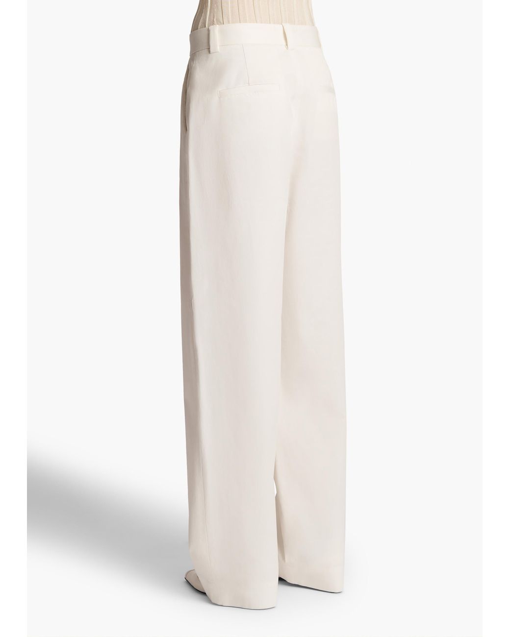 Khaite White Gari Pant