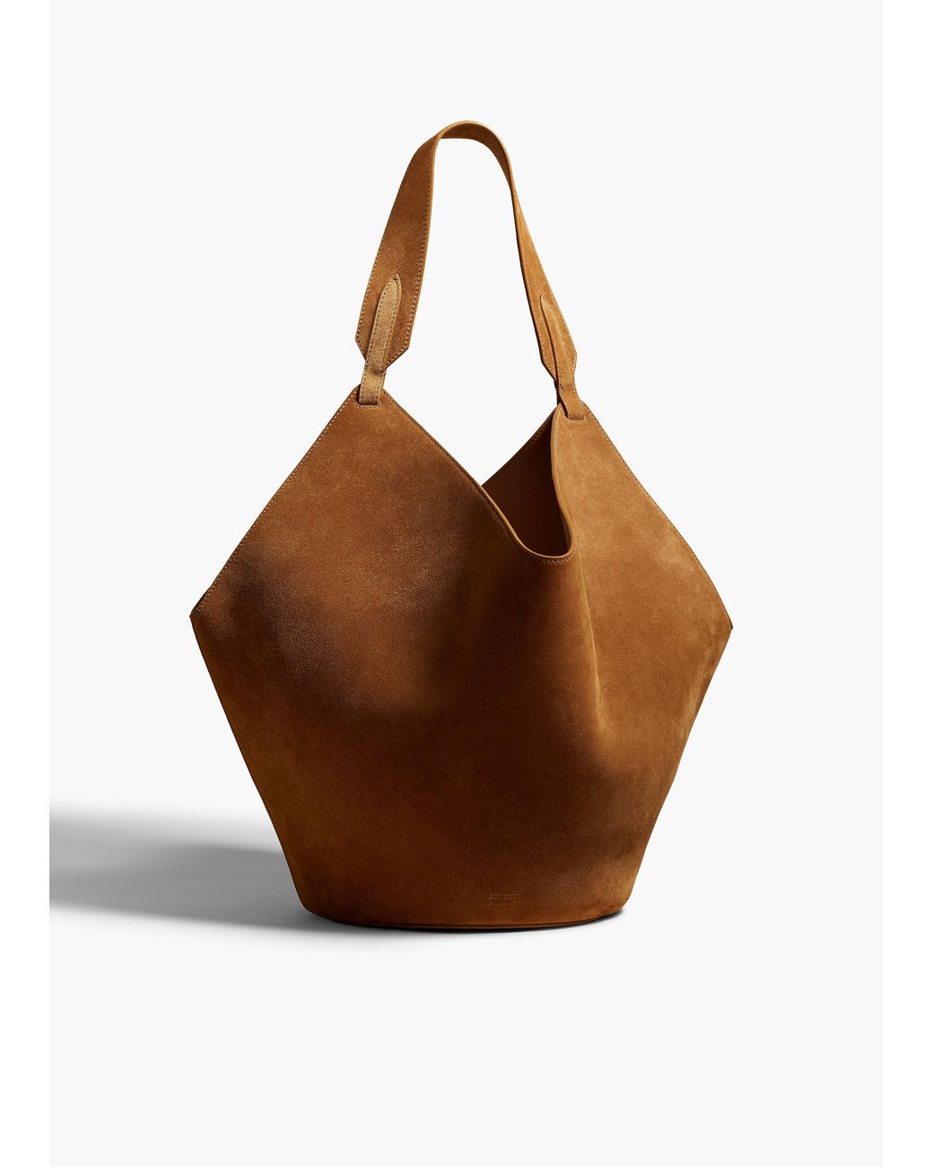 Khaite Brown Medium Lotus Tote