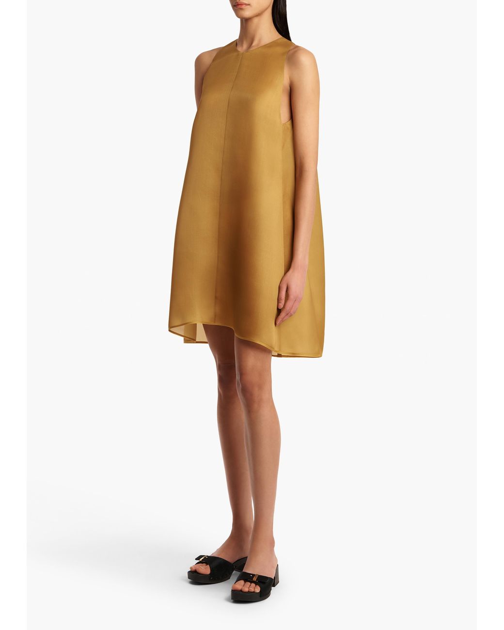 Khaite Yellow Exclusive Clay Dress