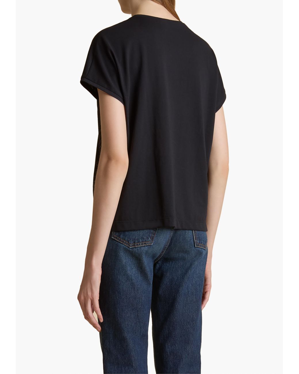 Khaite Black Devra Top
