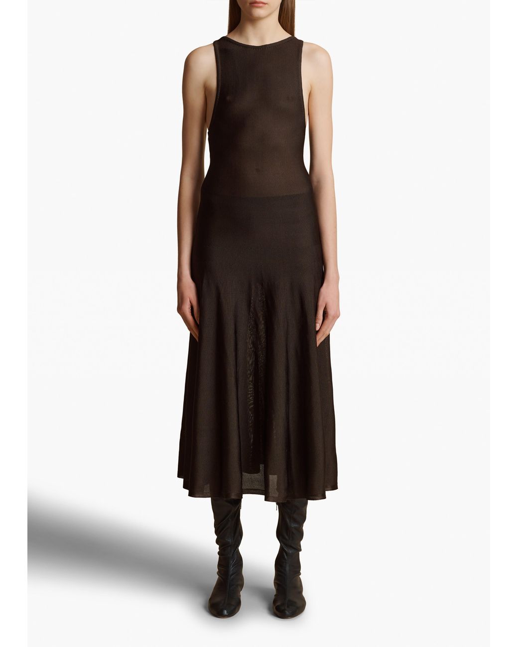 Khaite Black Hencil Dress