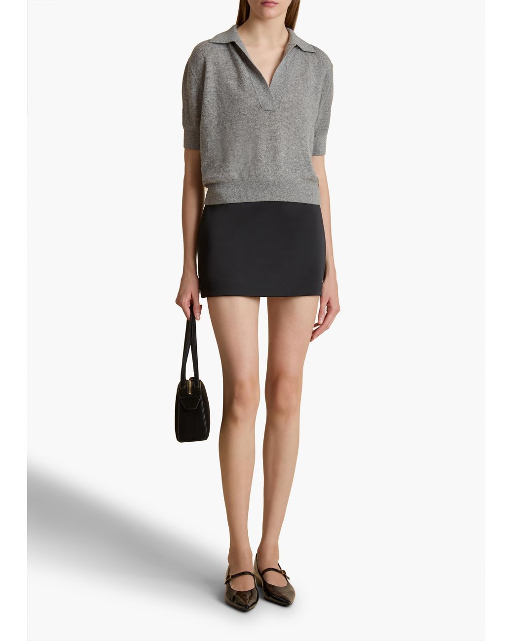 Khaite Black Jett Skirt