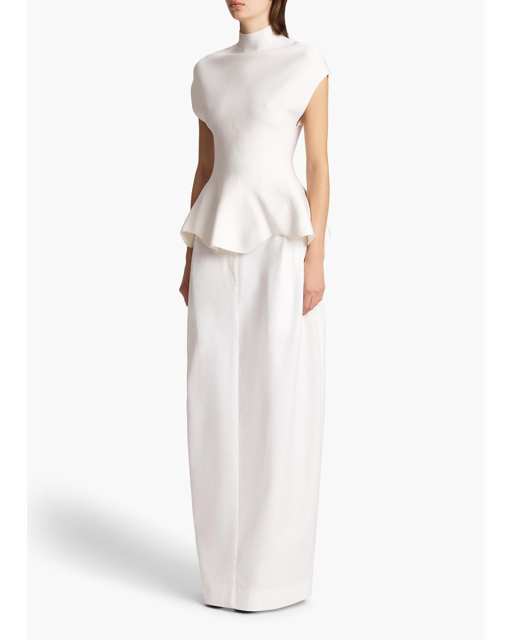 Khaite White Andra Top
