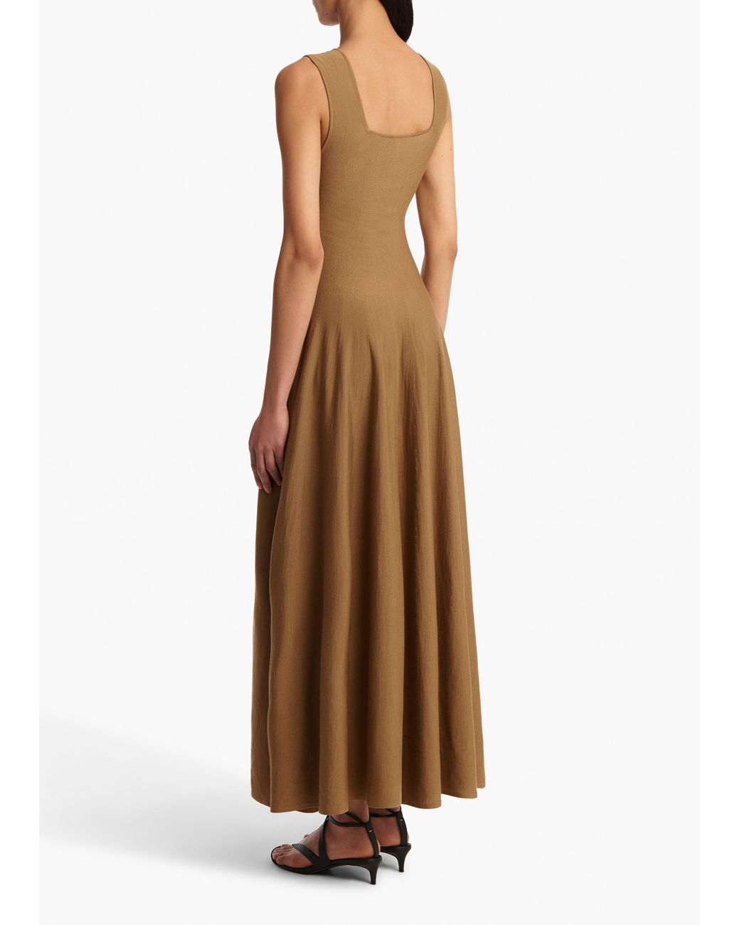 Khaite Brown Jodie Dress