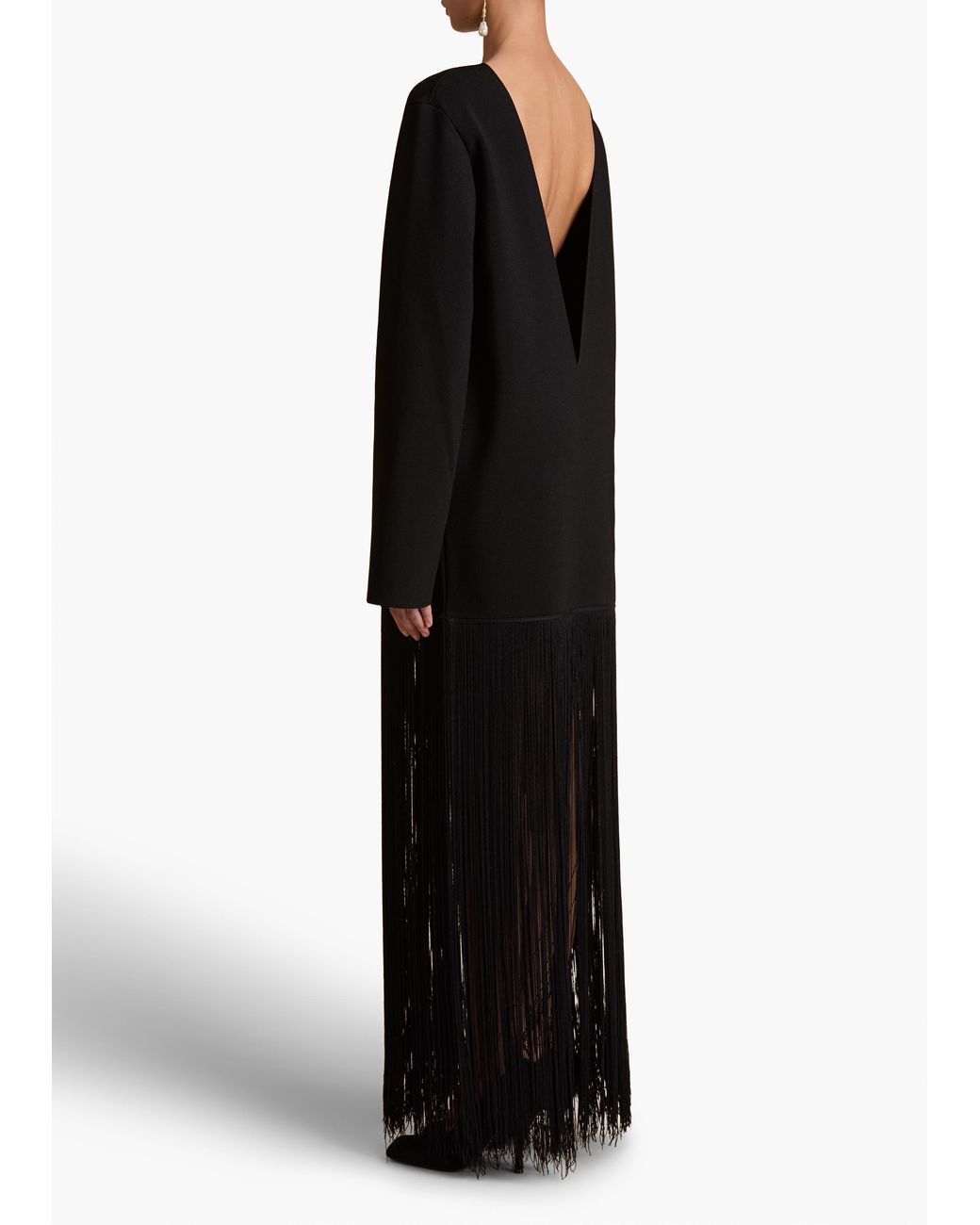 Khaite Black Paley Dress