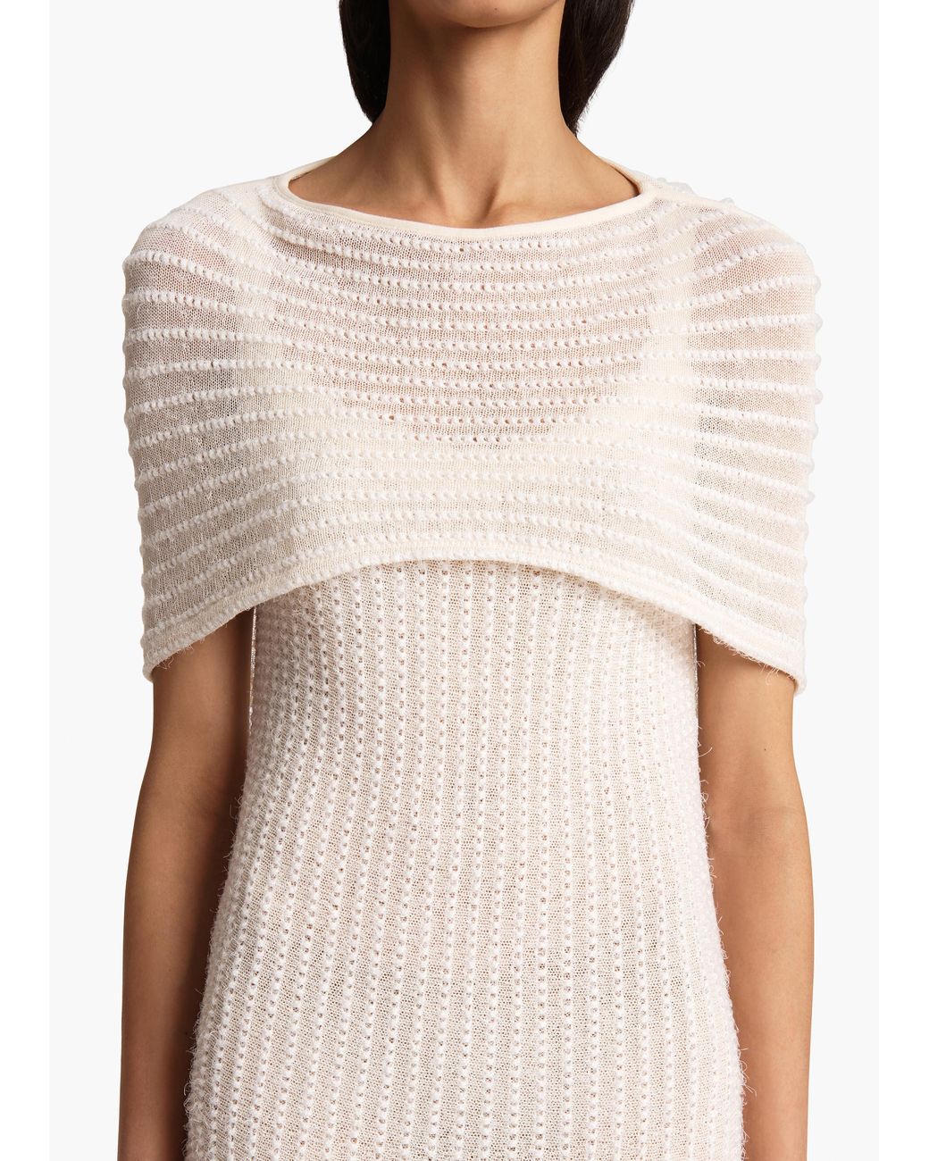 Khaite White Thora Dress
