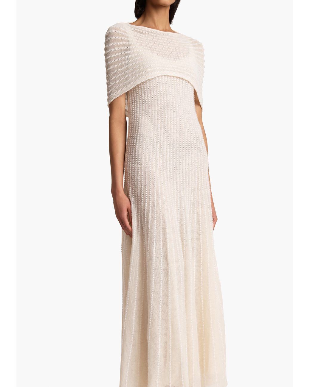 Khaite White Thora Dress