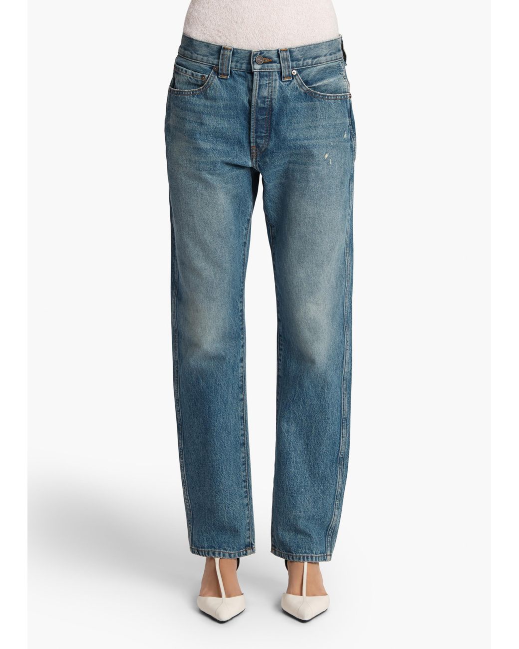 Khaite Blue Callum Jean