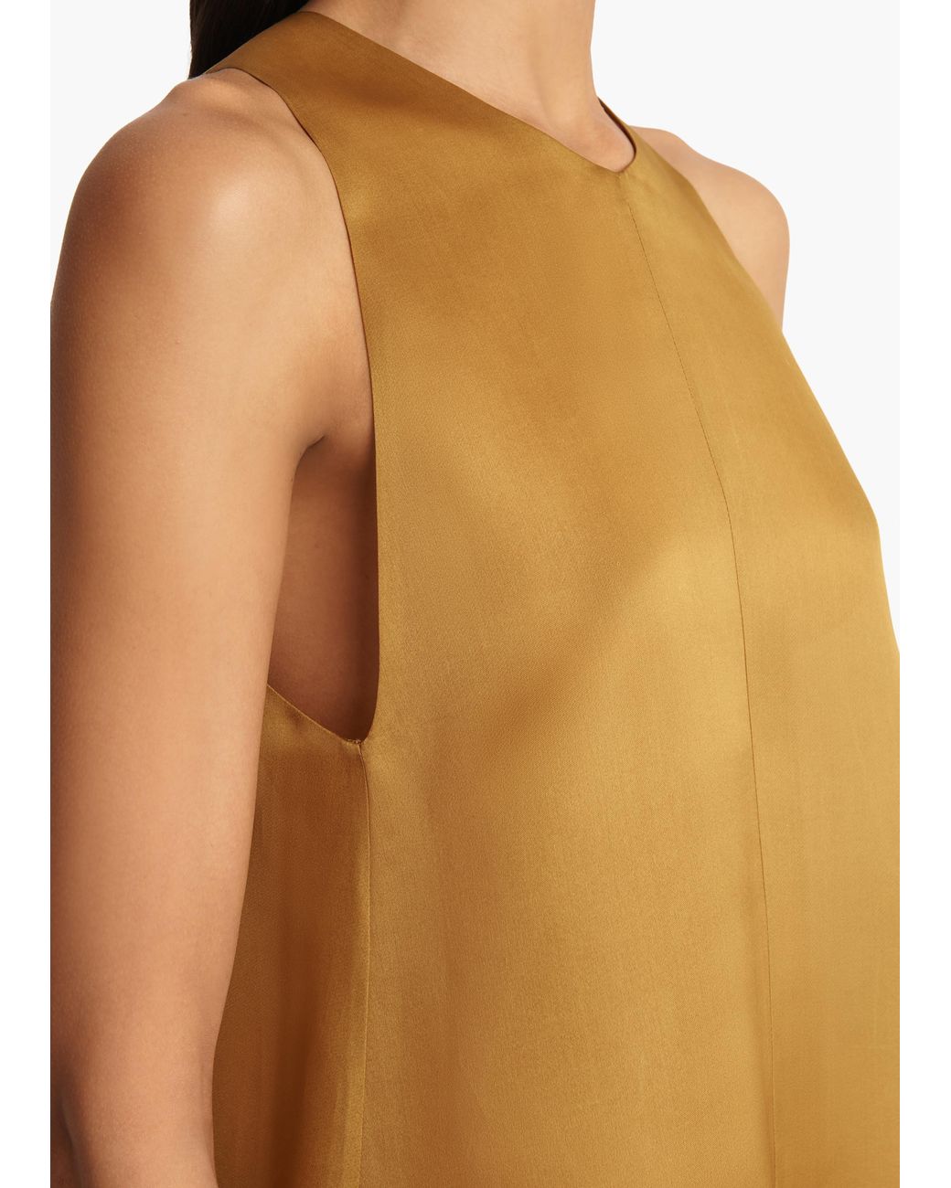Khaite Yellow Exclusive Clay Dress