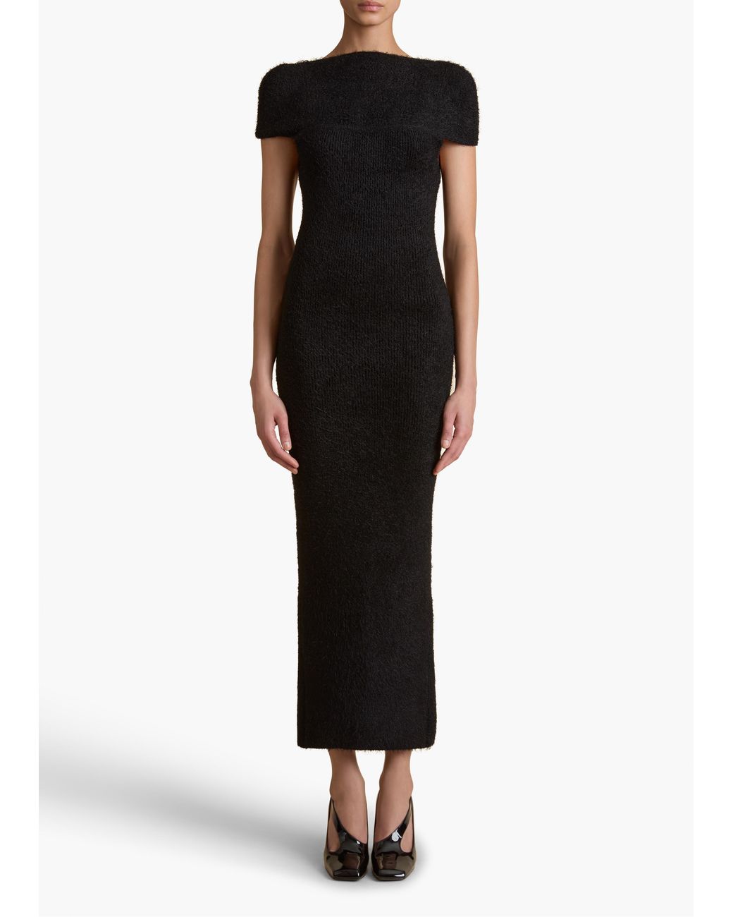 Khaite Black Exclusive Paola Dress