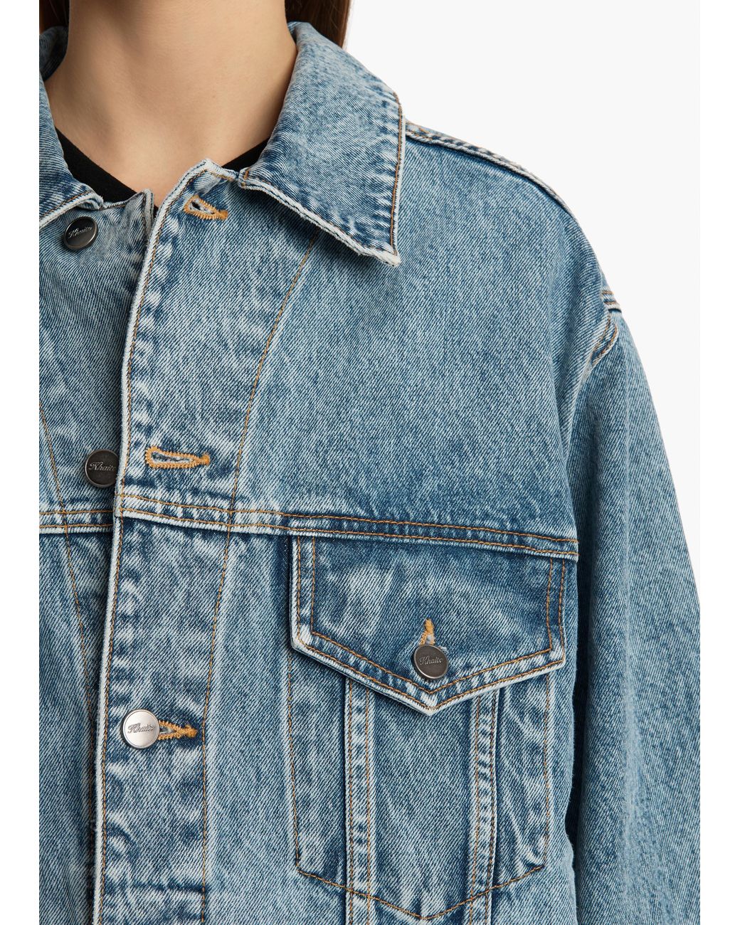 Khaite Blue Grizzo Jacket