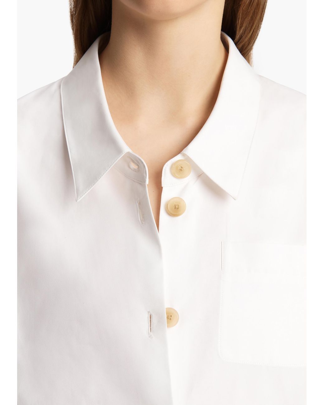Khaite White Keefe Top