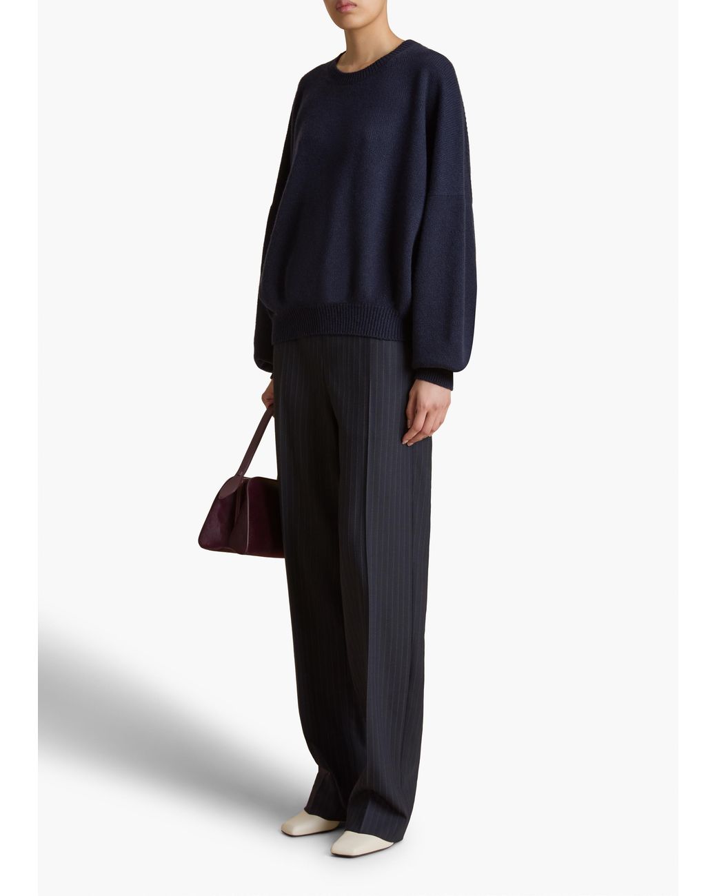 Khaite Blue Margaux Sweater