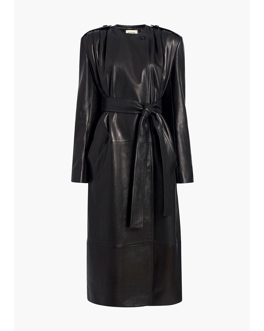 Khaite Black Exclusive Minnler Trench