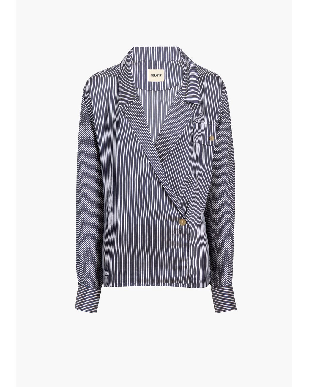 Khaite Blue Garth Top