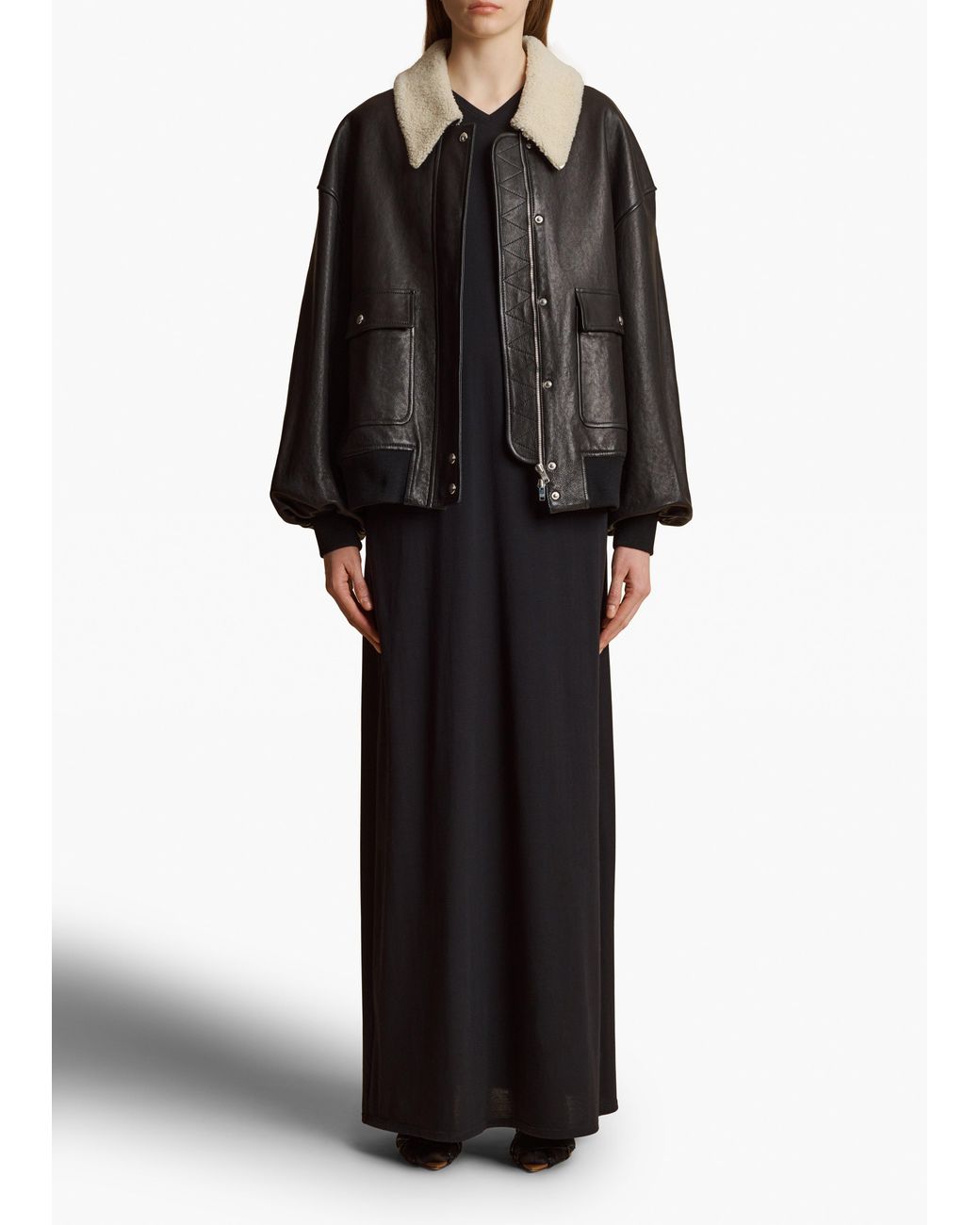 Khaite Black Shellar Jacket