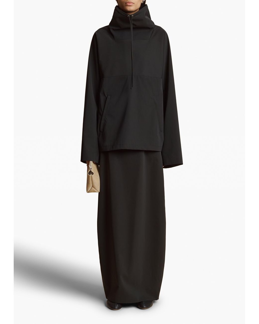 Khaite Black Lauson Skirt