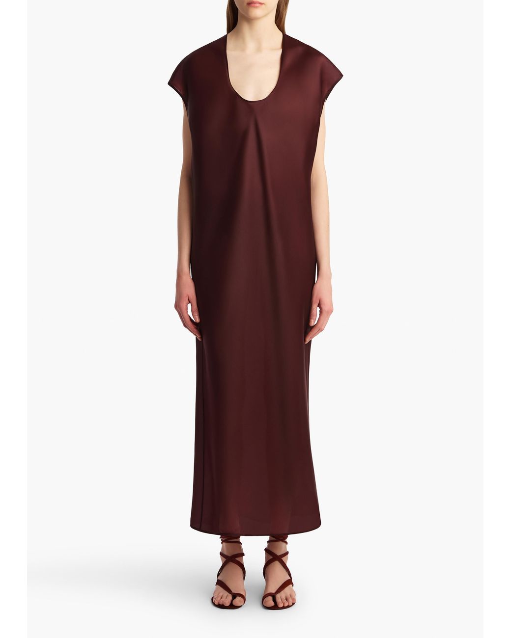 Khaite Purple Darby Dress