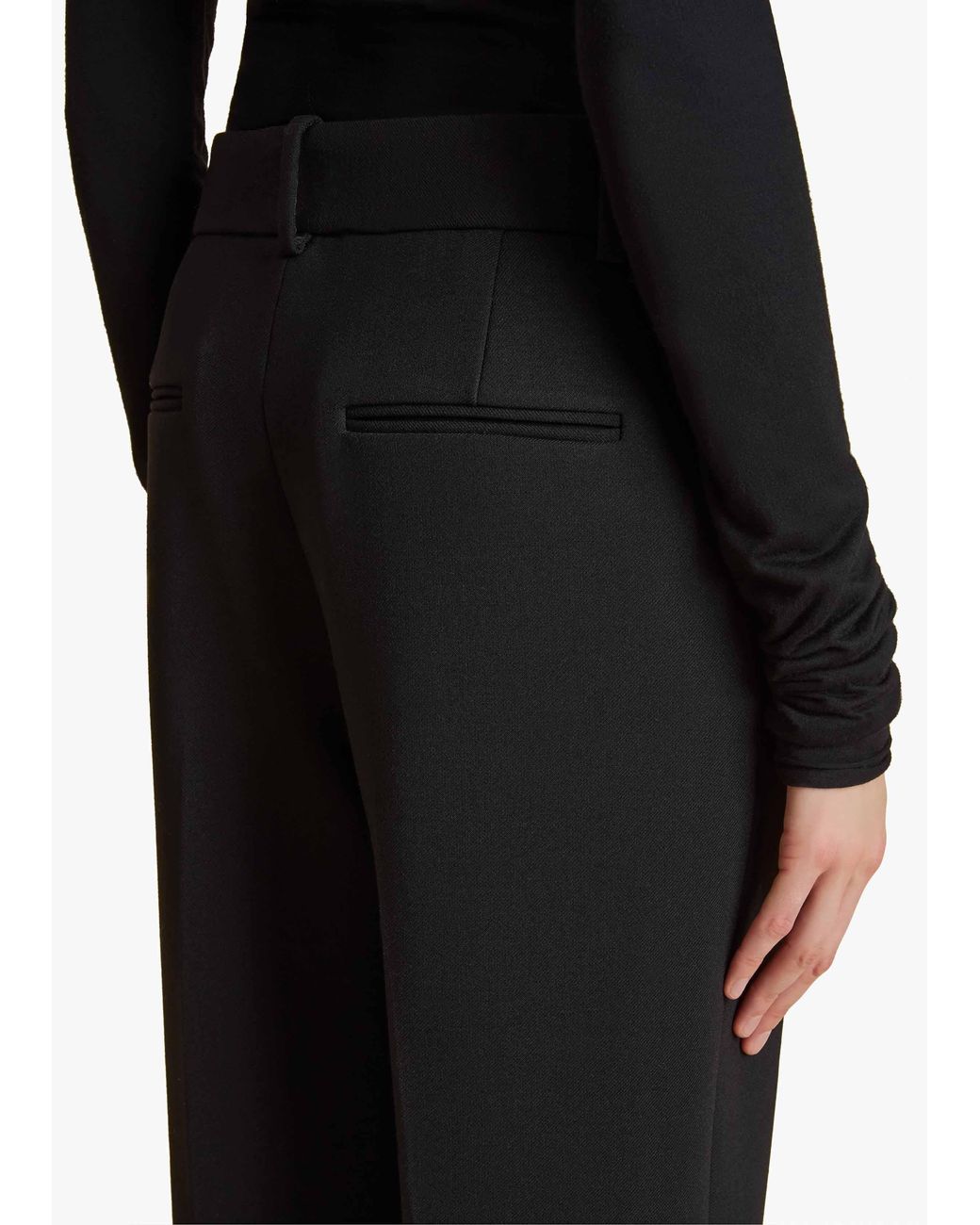 Khaite Black Cambie Pant