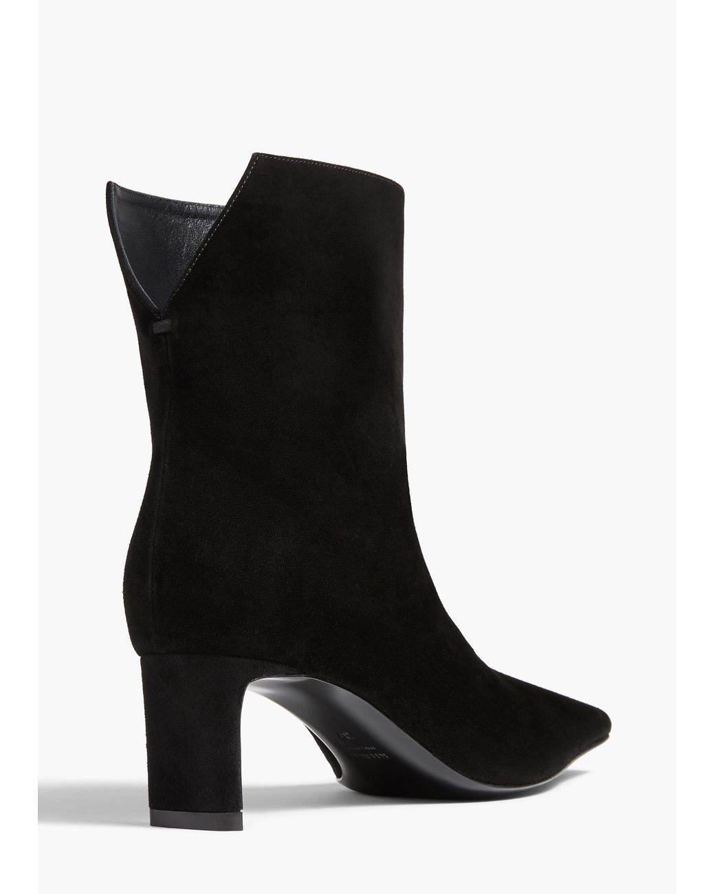 Khaite Black Ona Ankle Boot